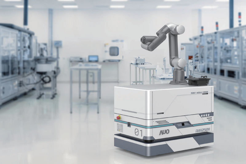 德扑之星整合AI人工智慧、IoT物聯網與Cloud雲端平台服務，開發模組化AMR 250M自主移動機器人，滿足多元自動化生產需求，在智慧工廠中扮演著串接和搬運的角色